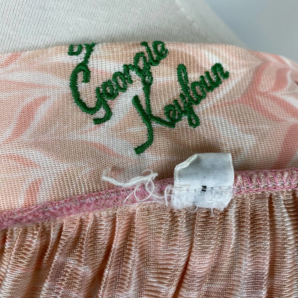 Georgie Keyloun Vintage 70s Neutral Kaftan Maxi Dress - Picture 6 of 8